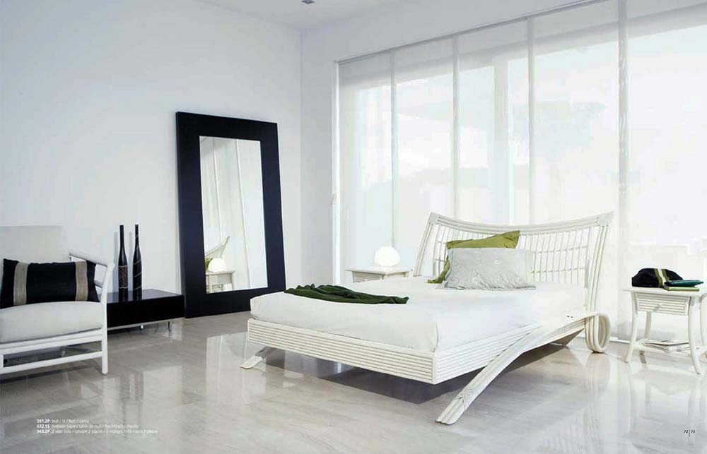 Rattanbett von RATTANDECO
